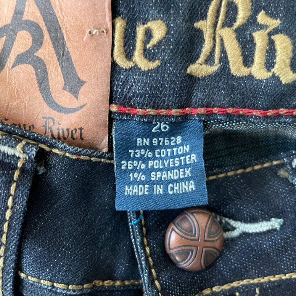 NWT, Antique Rivet jeans, boot cut, color: venice, size: 26 - Picture 3 of 8